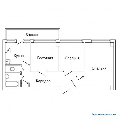 планировка трехкомнатной квартиры мг-601