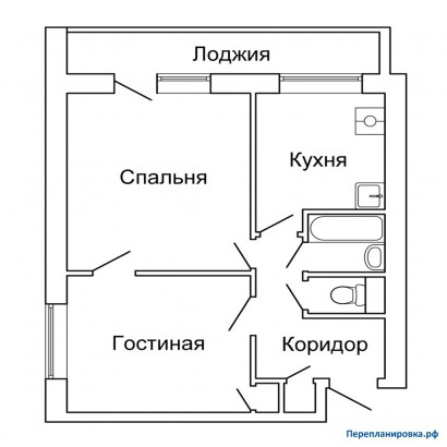 типовая планировка двухкомнатной квартиры и-209а