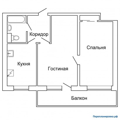 типовая планировка двухкомнатной квартиры и-209а